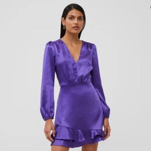 Denney Satin Dress